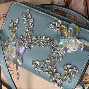 Magical Cristals  Blue Handbag